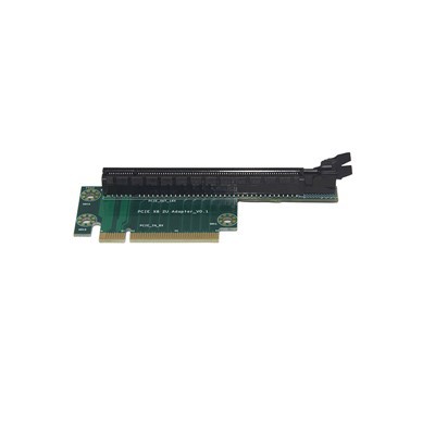بطاقة AOS عالية الأداء PCIe 1U X8 إلى X16 Riser - تحويل وظيفة للأمام بمقدار 90 درجة لخوادم 1U وأجهزة الكمبيوتر الصناعية